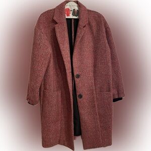 Paris Brand Artlove tweed pink coat